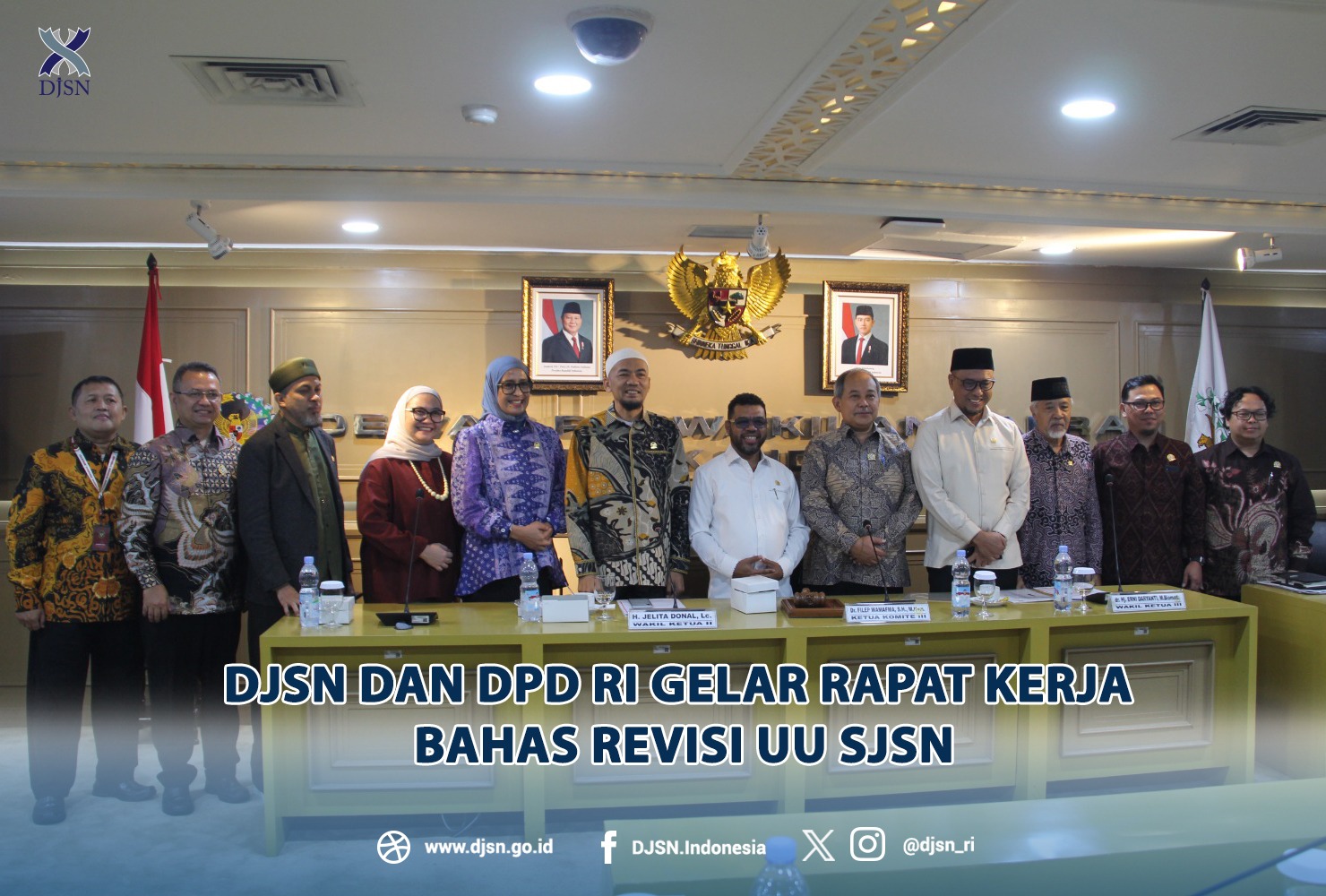 DJSN dan DPD RI Gelar Rapat Kerja Bahas Revisi UU SJSN